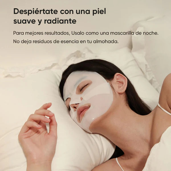 10 MASCARILLAS DE BIO-COLAGENO RITTOA® + crema facial 100% collagem gratis