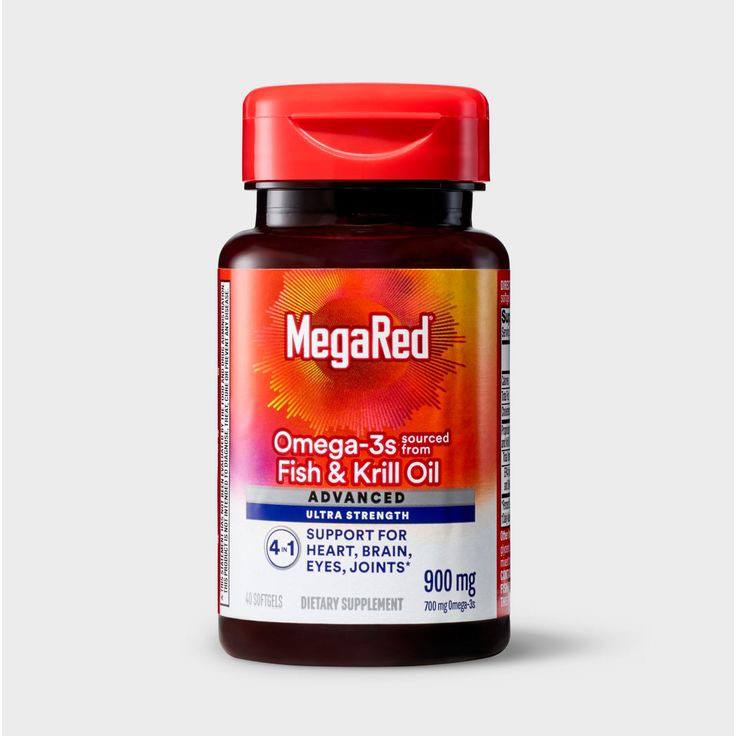 🔥 MegaRed Omega 3s®  – Impulsa tu testosterona y energía natural  500 mg. 30 Caps.